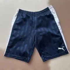 PUMA ハーフパンツ ネイビー×ホワイト Mサイズのサムネイル