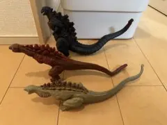 シンゴジラ　バンダイ　第二形態・第三形態・第四形態セット　ムービーモンスター