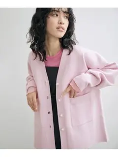 ADAM ET ROPE' アダムエロペ　スムースボックスカーディガン