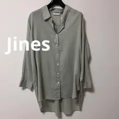 《美品》Jines *スタイリッシュシアーシャツ**