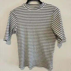 CINEMA CLUB ボーダー リブ 半袖 Tシャツのサムネイル