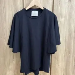 UNFILO 半袖 Tシャツ フレアスリーブ ブラック Lのサムネイル