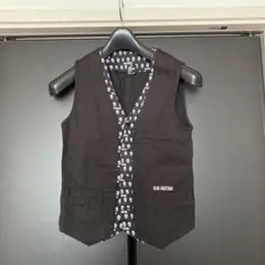 RAD CUSTOM スカル柄ベスト 黒