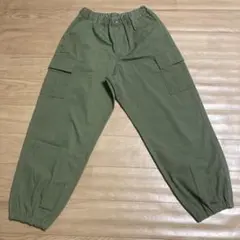 【150cm】GU ワイドカーゴジョガーパンツ