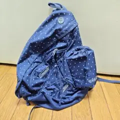 Coleman　y2k ドット柄ワンショルダーリュック 紺