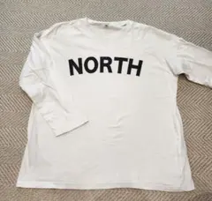 ホワイト 長袖Tシャツ Mサイズ　ロンT　コカ