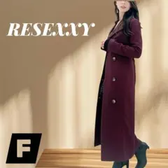 RESEXXY ロングコート ボルドーのサムネイル
