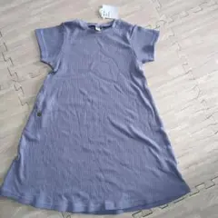 apres les cours 半袖 リブワンピース 120cm