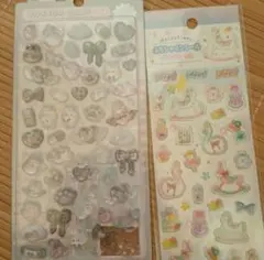 ボンボンドロップシール　しろくろボンボン