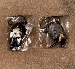 鬼滅の刃 ラバーストラップ 炭治郎 伊之助