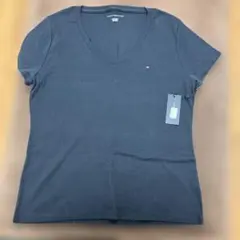 TOMMY HILFIGER ブラック Vネック Tシャツ XXXL 紺色