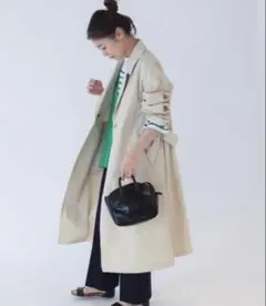 JS relume オーガニックコットン混Wフロントイージーコート