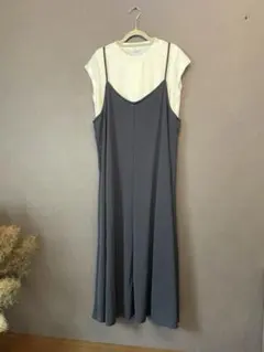 【2点セット】 汗染み防止トップス&接触冷感キャミワンピ マタニティ 授乳服のサムネイル