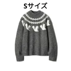 ユニクロ×JWアンダーソン ジャカードクルーネックセーター 新品未使用 リス柄