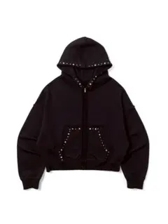 theredthread S mid-sleeve hoodie cropped - メルカリ