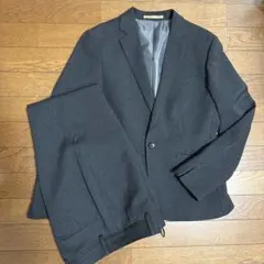 【美品】ORIHICA オリヒカ　パンツスーツ　セットアップ　グレー　ブラックのサムネイル