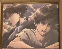 進撃の巨人　リヴァイ　エレン　大判（B1）　タペストリー 進撃の巨人 B1タペストリー4本セット リヴァイ エレン - メルカリ