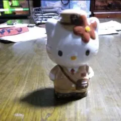 ハローキティ 郵便局員 置物 フィギュア