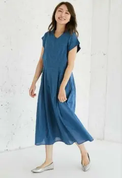 モーハウス　授乳服オーガニックドットワンピース 授乳服 マタニティ服 日本製