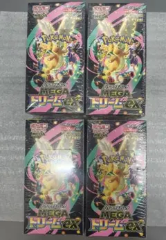 ポケモンカード　メガドリームex　4BOX　シュリンク付　新品未開封