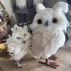 Studio clip クリスマス オウルオブジェ2羽セット