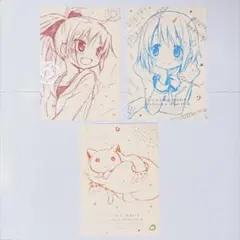 劇場版まどマギ 週替わり来場者特典ポストカード 3種