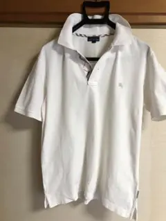 BURBERRY BLUE LABEL ホワイトポロシャツ Lサイズ