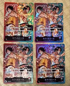 ルフィ＆エース L ST30-001 スタートデッキEX 2枚 ワンピース - メルカリ