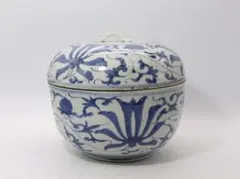 古伊万里 染付 蛸唐草文 三段重 重箱 陶器 骨董？ アンティーク | Mercari