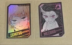 鬼滅の刃 キャラクターズホロカードコレクション 竈門禰豆子 我妻善逸