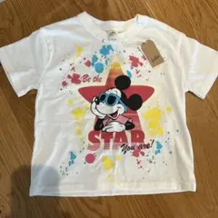 新品未使用　しまむらリトシー　ミッキー　ディズニー　Tシャツ　90のサムネイル
