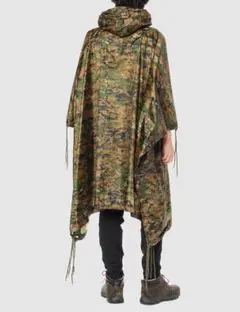 デッドストック放出品 ポンチョ MILITARY 実物 新品 デッドストック 米軍 ZIP付き ポンチョ