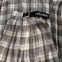 LOVETOXIC ロングプリーツスカート　160cm