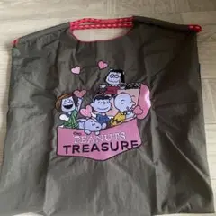 刺繍エコバッグ　ストラップ付き　Mサイズ