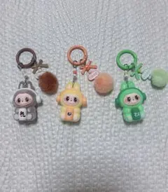 Labubu ラブブ　キャラクターキーホルダー3個セット