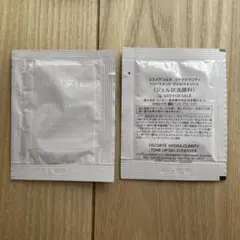 コスメデコルテ イドラクリティ ジェル状洗顔料11袋＋クレンジング洗顔料2袋