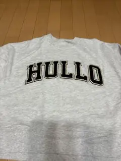 HULLO 刺繍 レピピ スウェット