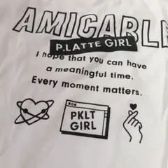 ピンクラテ　Tシャツ　XXS　140cm