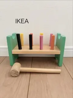 IKEA UPPSTA 知育玩具 木製ハンマー付きのサムネイル