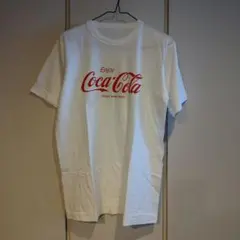 非売品ノベルティCoca-Cola ロゴプリント Tシャツ ホワイト