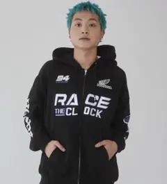 WEGO Honda グラフィックロ ジップパーカー