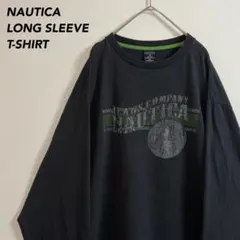 i*a様 ビッグプリントNAUTICA ノーティカ長袖TシャツロンTオーバーサイ