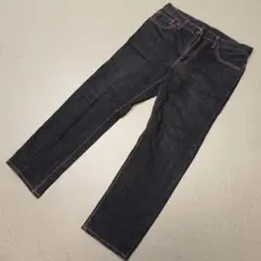 m490★日本製 エドウィン 502 色濃いめ ストレッチデニム★W31ジーンズ