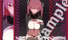 ホロライブ　宝鐘マリン　ラバーマット　プレイマット