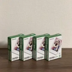 FUJIFILM instax mini フィルム （10枚×4）2027年9月