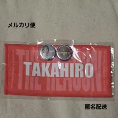 TAKAHIRO ミニタオル 缶バッジ セット