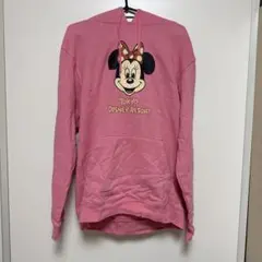 東京ディズニーリゾート ミニーマウス パーカー L ピンク