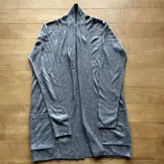 index グレー ロングカーディガン