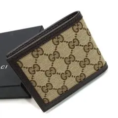 【ヨッシー様】未使用✨箱付 グッチ GGキャンバス コンパクトウォレット
