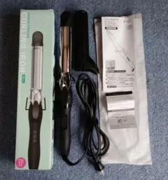 SALONMOONカールアイロン チタニウムプレート ブラック32mm通電確認済